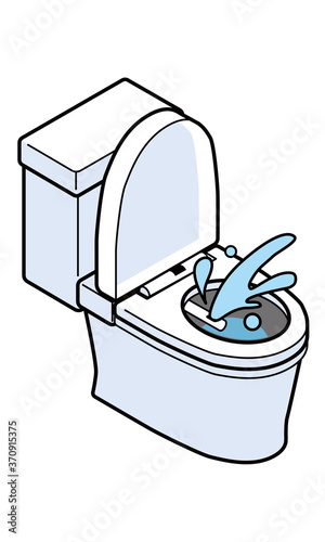 水が止まらないトイレのウォッシュレット
