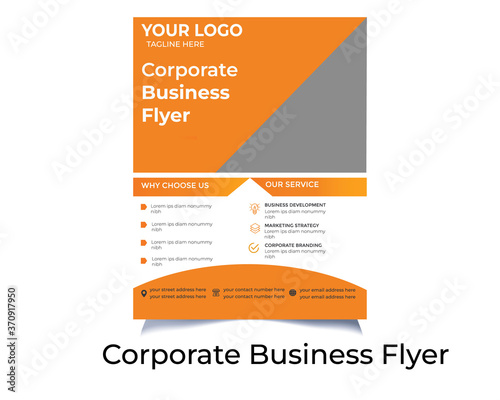 corporate business flyer template