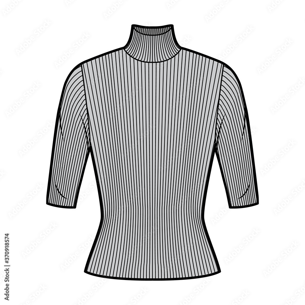 Turtleneck Sweater Vector Images over 1400