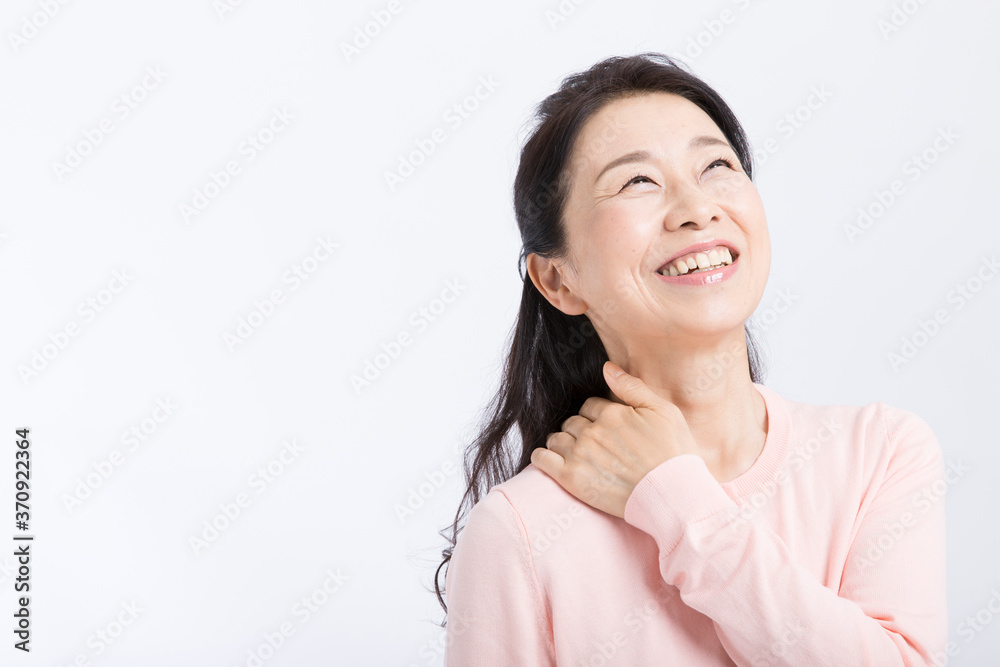 肩こりが改善された女性