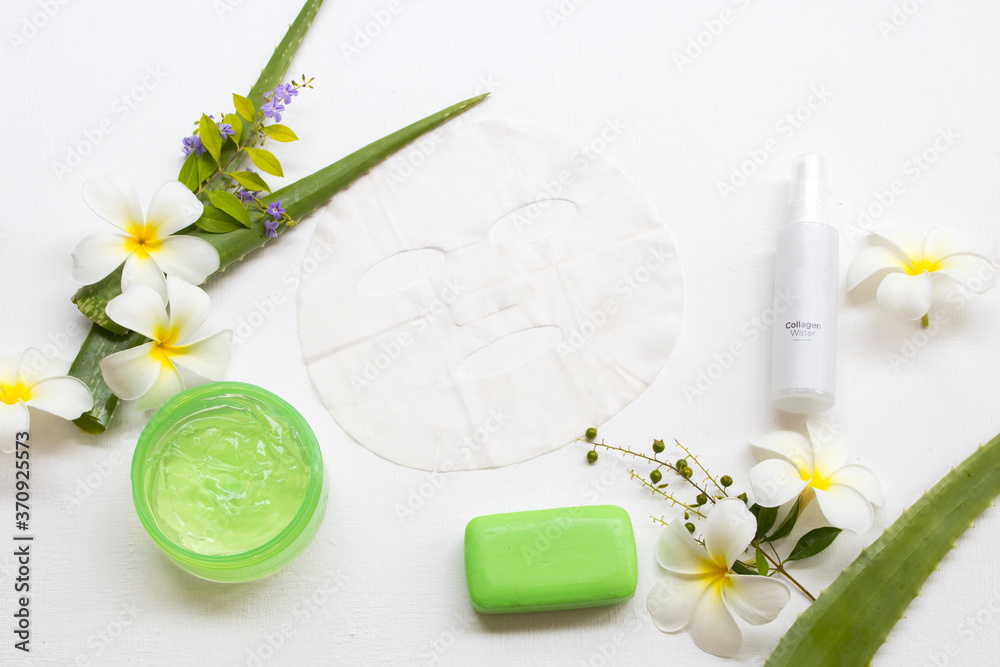 natural cosmetics herbal soothing gel ,sheet mask and soap extract herbal aloe vela aroma essence face mark with collagen water spray health care for skin face of lifestyle woman natural cosmetics herbal soothing gel ,sheet mask and soap extract herbal aloe vela aroma essence face mark with collagen water spray health care for skin face of lifestyle woman
