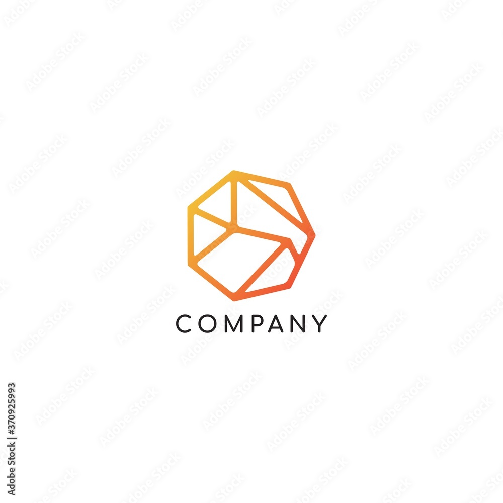 Fototapeta premium Abstract Logo design vector icon