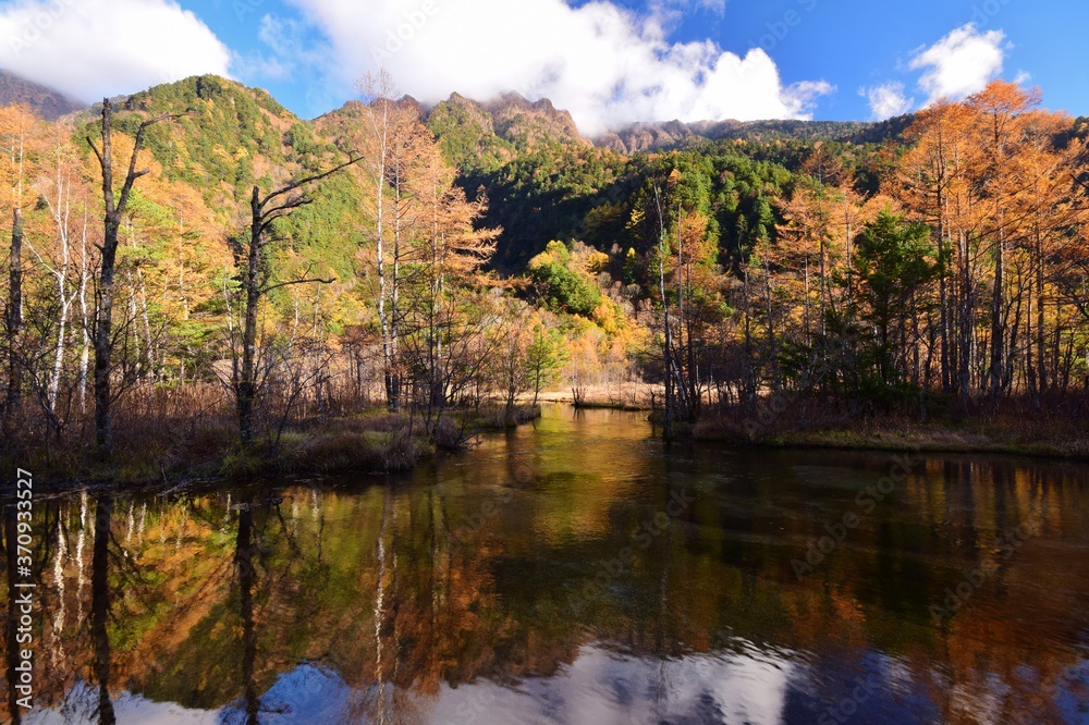 Fototapeta premium 信州 上高地 秋景色