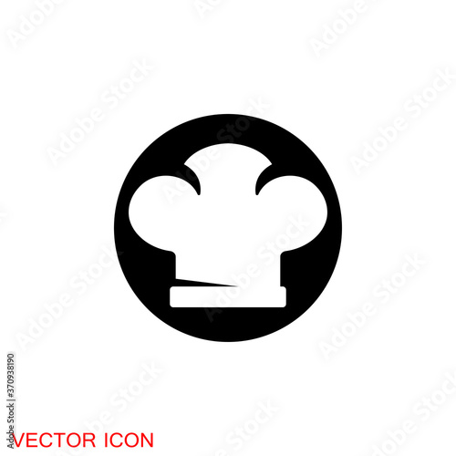 Cap icon in Flat Style. Vector illustration