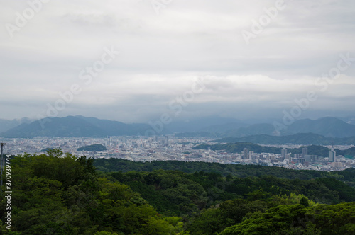 日本平から見る静岡の市街地