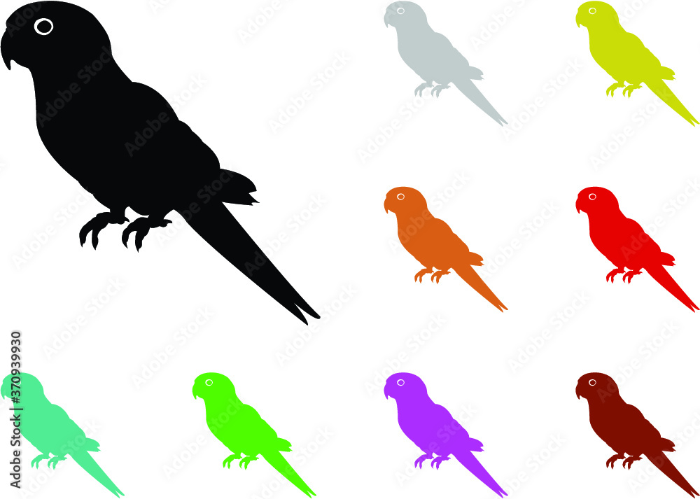 Obraz premium seamless pattern with parrot