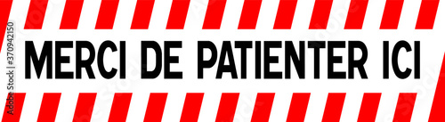 Panneau zone de sécurité / zone de confidentialité / COVID 