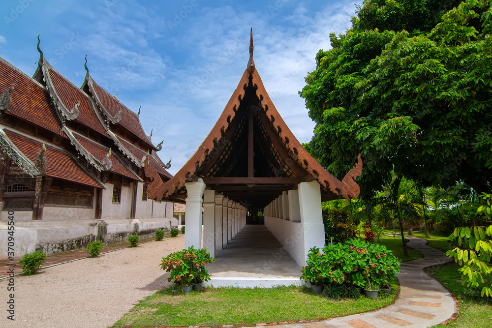 Wat Ton Kain or Ton Kain temple ( Wat Intrarawat ),Ancient temple ,a wooden chapel , Chiangmai, Thailand
Wat Ton Kain or Ton Kain temple ( Wat Intrarawat ),Ancient temple ,a wooden chapel , Chiangmai, Thailand