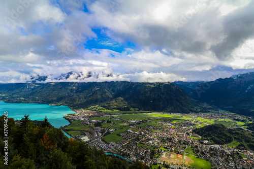 view from the top of mountain, Switzerland