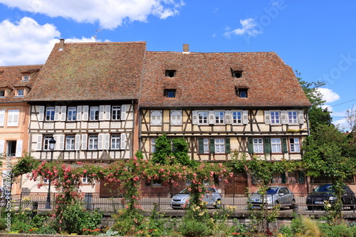 July 07 2020 - Wissembourg/Weißenburg, France: Views in Village of Wissembourg