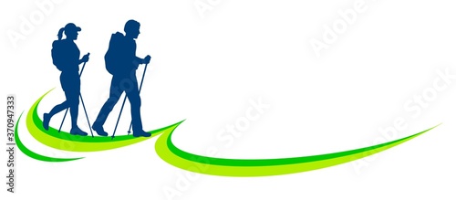 Hiking sport logo - 45