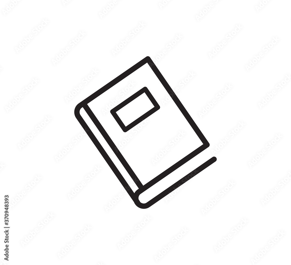 Book icon vector logo design template flat style Book icon vector logo design template flat style