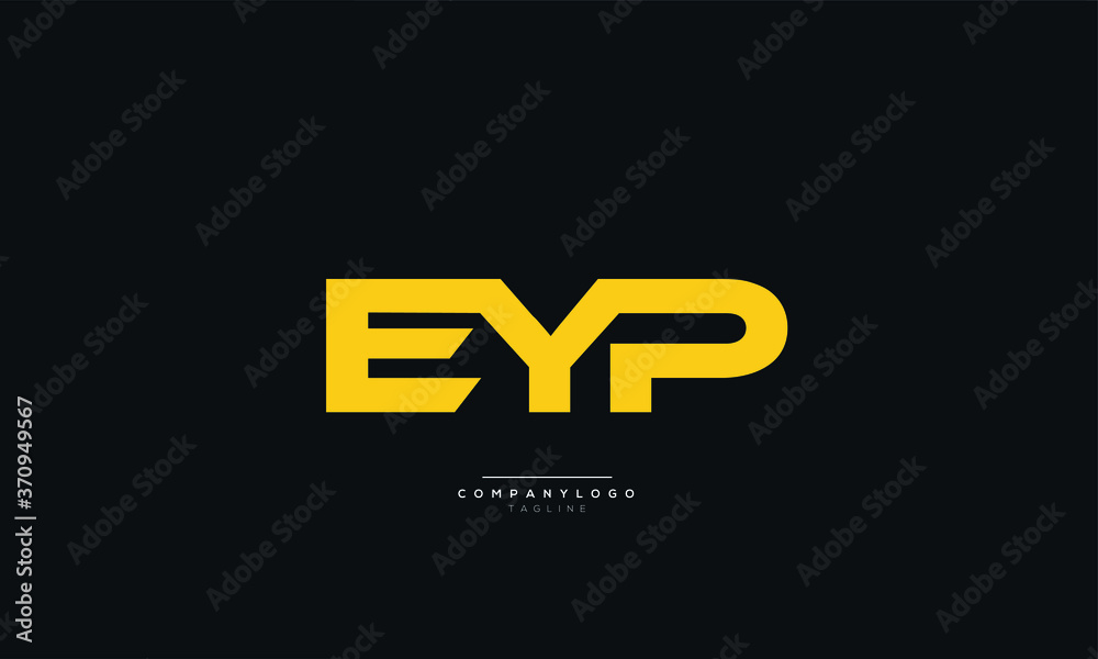 Fototapeta premium EYP Letter Business Logo Design Alphabet Icon Vector Symbol