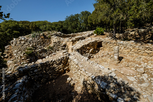 talayot central y sala hipóstila, Ses Païsses, Arta, talayotic site, Mallorca, Balearic Islands, Spain, Europe photo