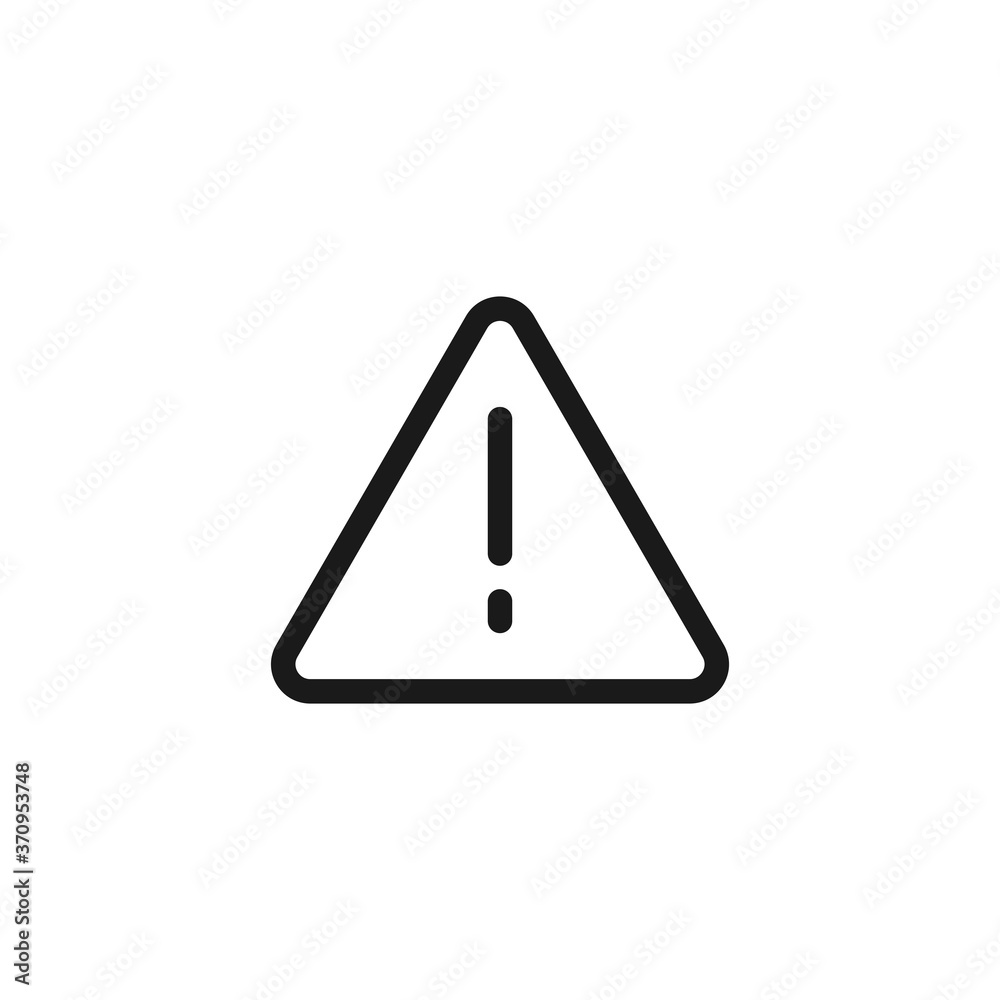 Error icon. Caution symbol modern, simple, vector, icon for website design, mobile app, ui. Vector Illustration Error icon. Caution symbol modern, simple, vector, icon for website design, mobile app, ui. Vector Illustration