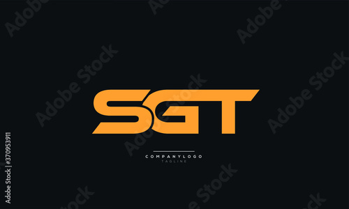 SGT Letter Business Logo Design Alphabet Icon Vector Symbol