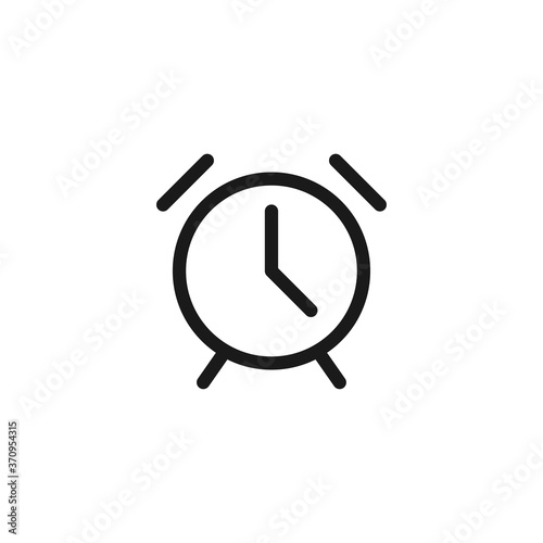 Alarm clock icon. Vector Illustration