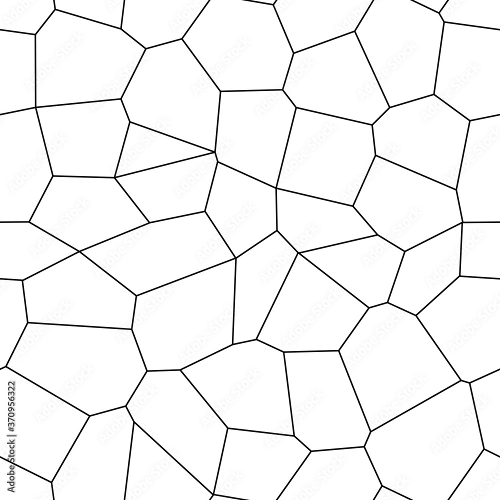 Naklejka premium Seamless pattern. Mosaic, cellular structure. Vector design.