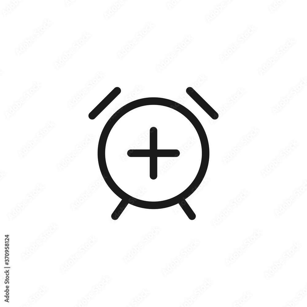 Alarm clock icon. Vector Illustration Alarm clock icon. Vector Illustration
