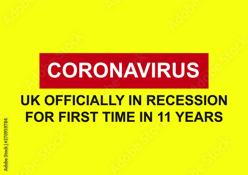 CORONAVIRUS: UK officially in recession for first time in 11 years