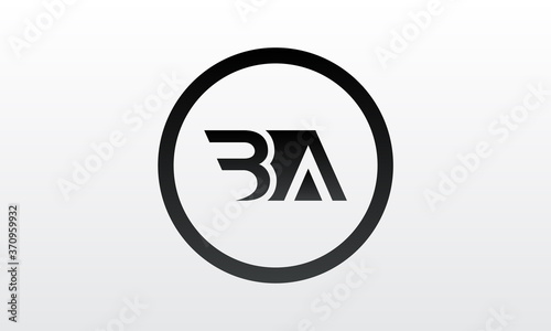 Initial BA Letter Logo With Creative Modern Business Typography Vector Template. Creative Letter BA Logo Vector.