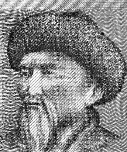 Toktogul Satylganov, Portrait from Kyrgyzstan 100 Som 2009 Banknotes. photo