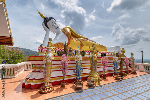 Big Buddha at  Wat Phra That Doi Kham, Chiang Mai, Thailand
