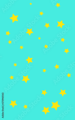Abstract seamless wallpaper stars yellow with blue background  © Mariam