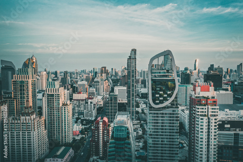 Photography Petchaburi and Central Embassy Aerial views in Ploenchit, Bangkok, Thailand