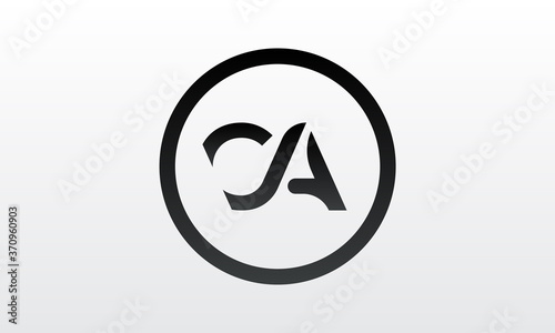 Initial CA Letter Logo With Creative Modern Business Typography Vector Template. Creative Letter CA Logo Vector.