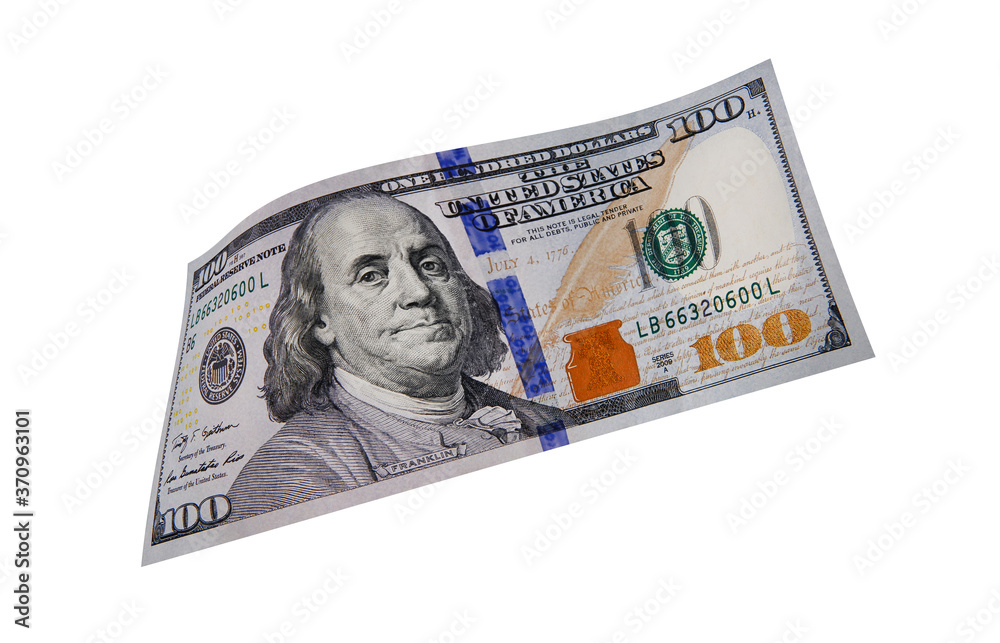 Curved Dollar Currency, New Dollar Image, US Dollar, 3D Render Curved Dollar Currency, New Dollar Image, US Dollar, 3D Render