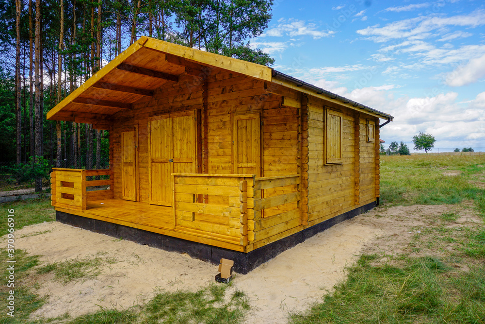 domek letniskowy drewniany 