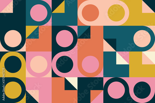 New Geo Art Abstract Vector Pattern Composition