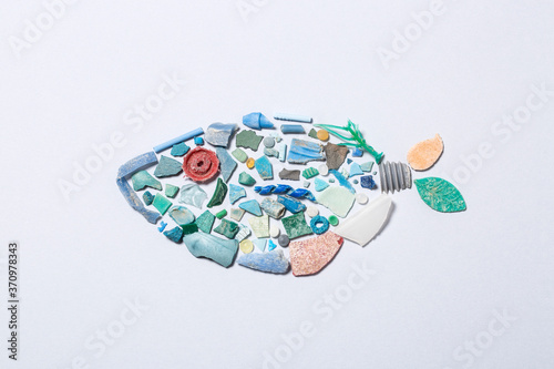 Microplastic fish photo