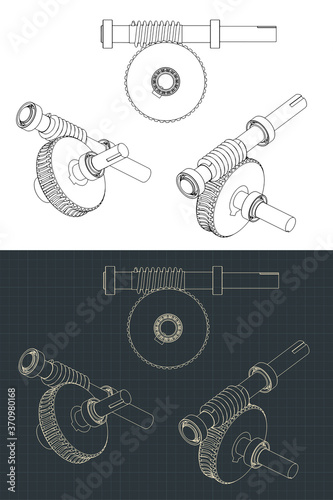 Worm Gear Reducer Drawings