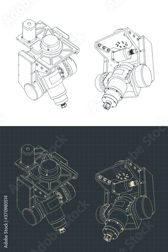 CNC milling machine head