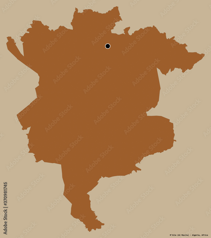 M'Sila, province of Algeria, on solid. Pattern M'Sila, province of Algeria, on solid. Pattern