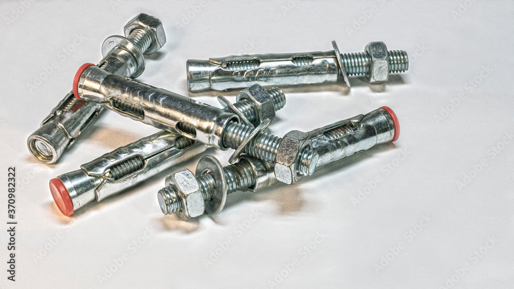 Steel dowels for installation. Anchors for fixing to a concrete wall Steel dowels for installation. Anchors for fixing to a concrete wall