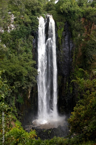 Karura Falls, 143 meters High, Aberdares Park in Kenya photo