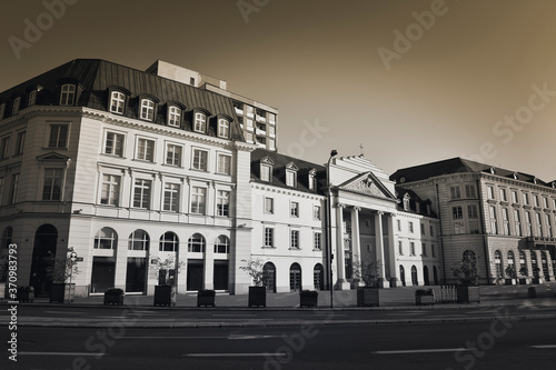 buildings on the theater square in Warsaw © FoTom