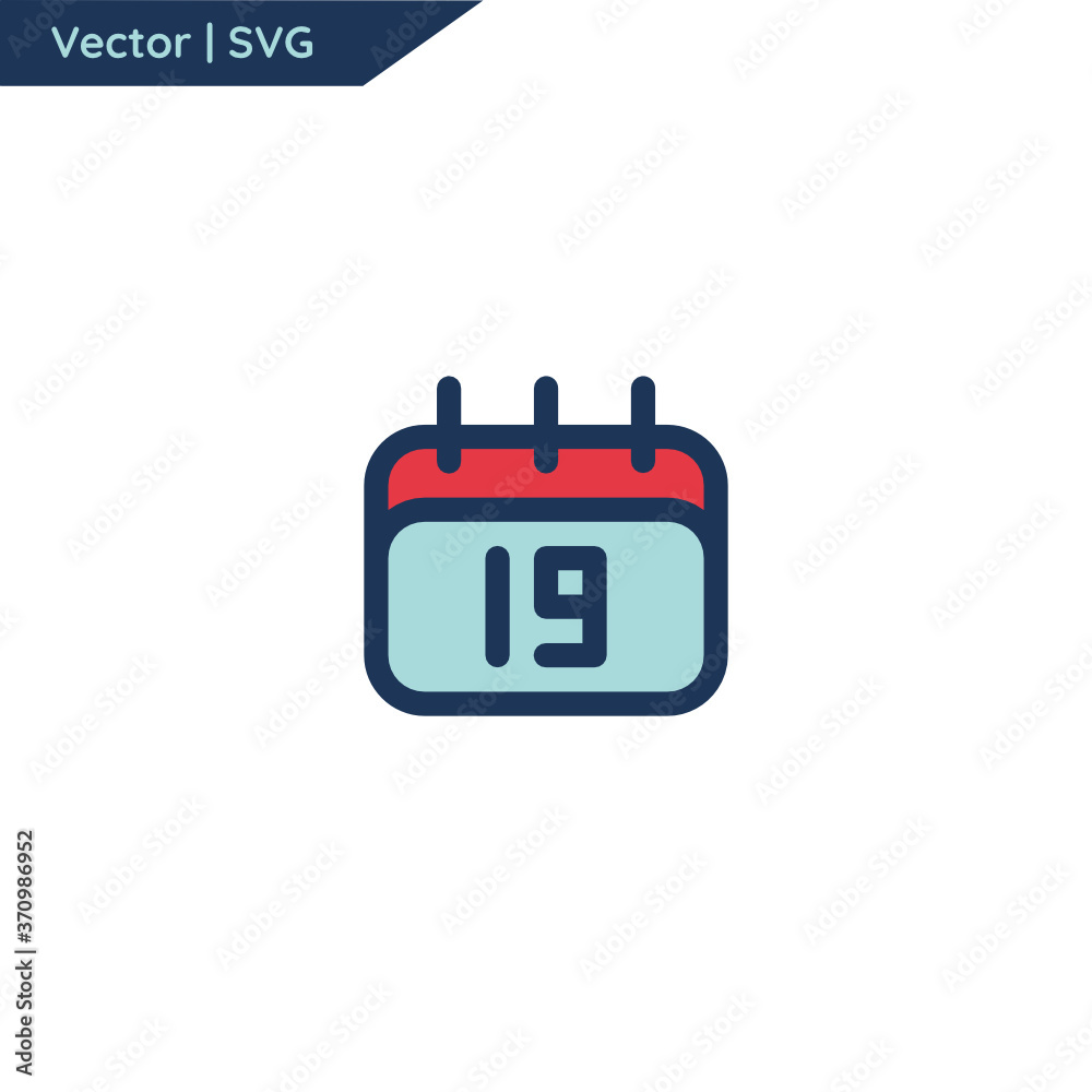 Calendar graphic icon Calendar graphic icon