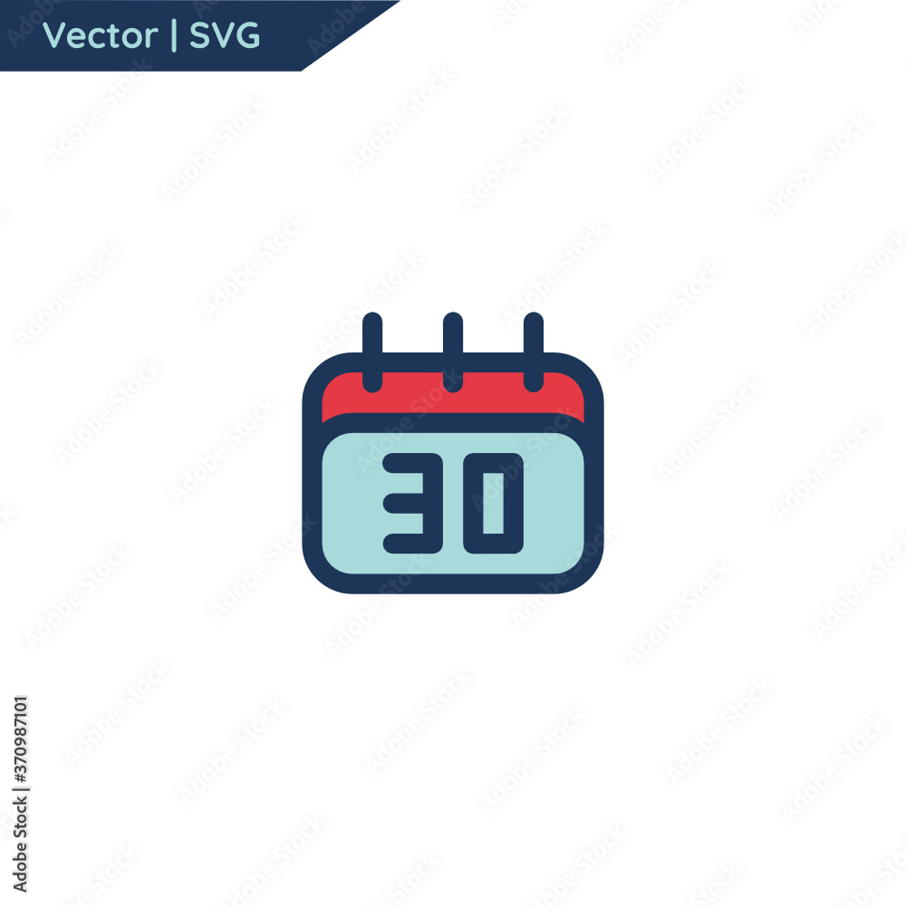 Calendar graphic icon 