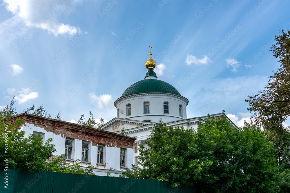 Ancient Temple of Elijah the Prophet in the city of Yaroslavl. Russia