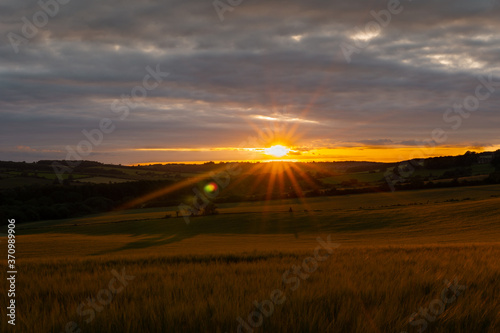 sunset warm dreamy