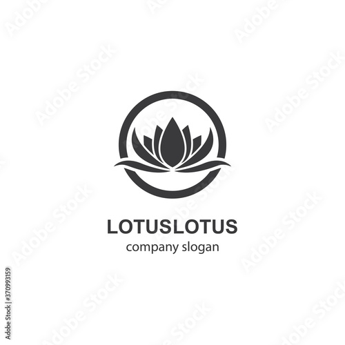 Lotus logo template vector icon