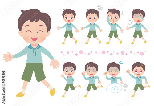 cute type boy_walking & running
