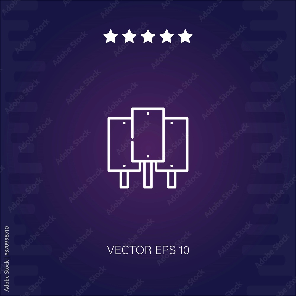 placard vector icon modern illustration placard vector icon modern illustration