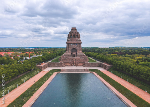 Obraz na płótnie Monument to the Battle of the Nations in Leipzig w salonie