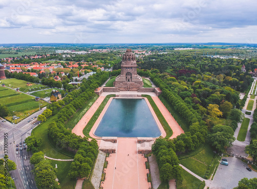 Obraz na płótnie Monument to the Battle of the Nations in Leipzig w salonie