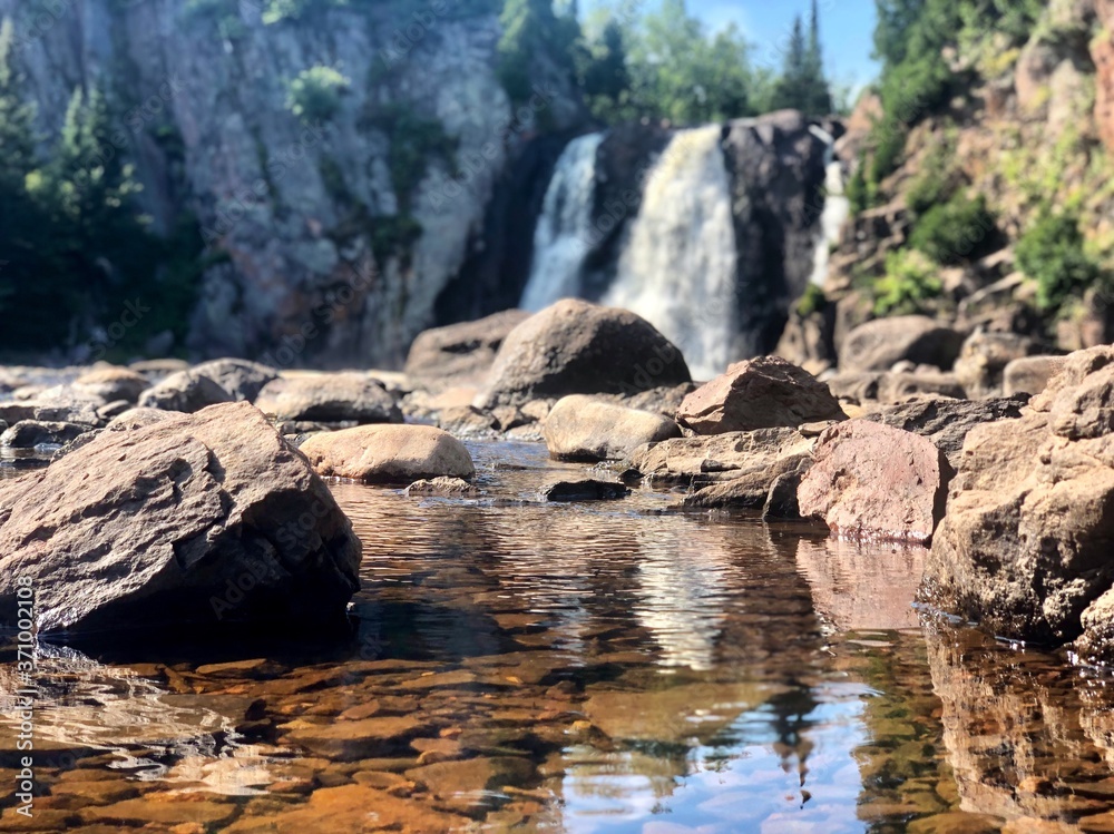 Naklejka premium High Falls, Tettegouche State Park, Minnesota